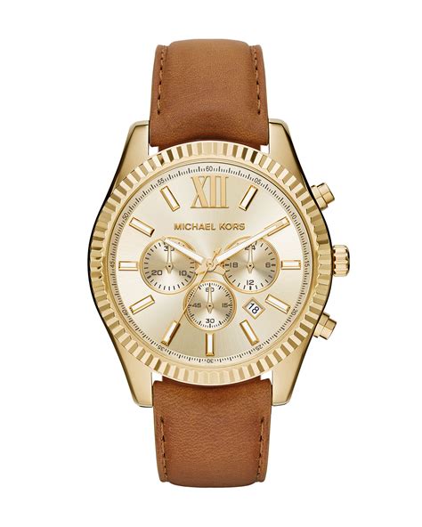 michael kors watch mk2012 leather band|Michael Kors 44mm watch band.